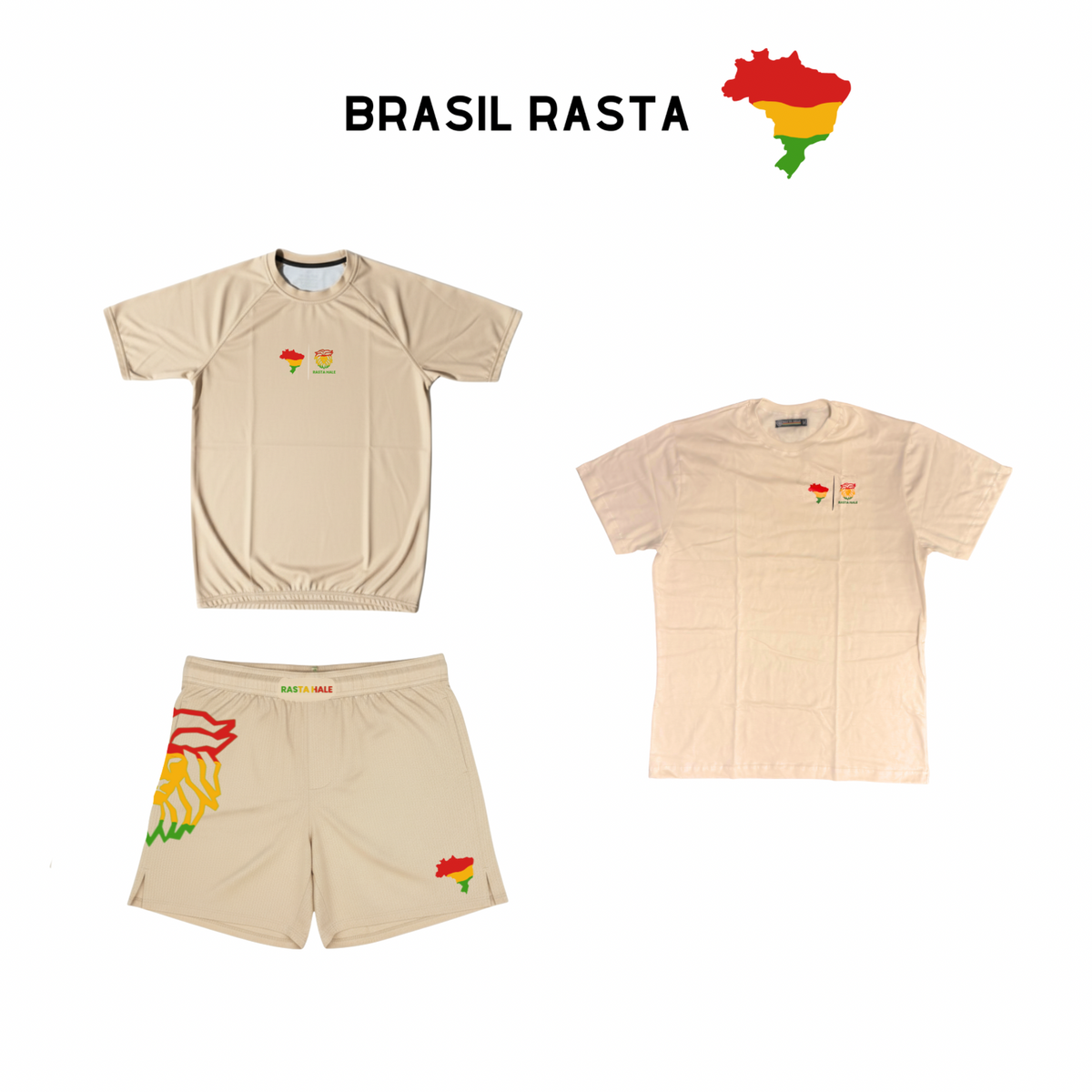 Brasil Rasta Trio - Camisa + Grappling Costume